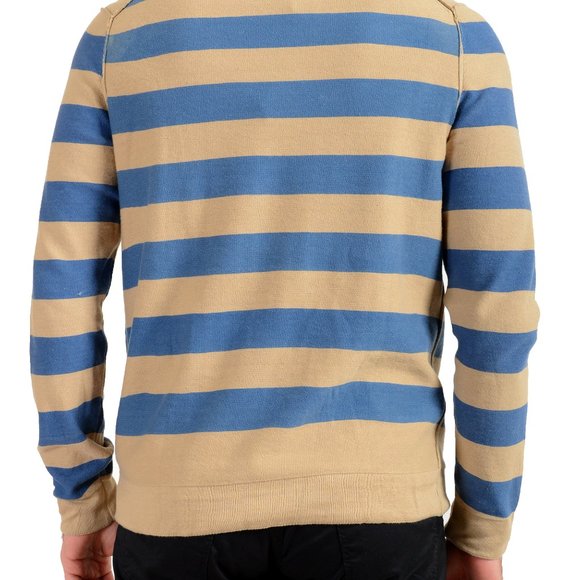 Kenneth Cole Men's Multi-Color Striped Crewneck Pullover Sweater - Picture 7 of 7